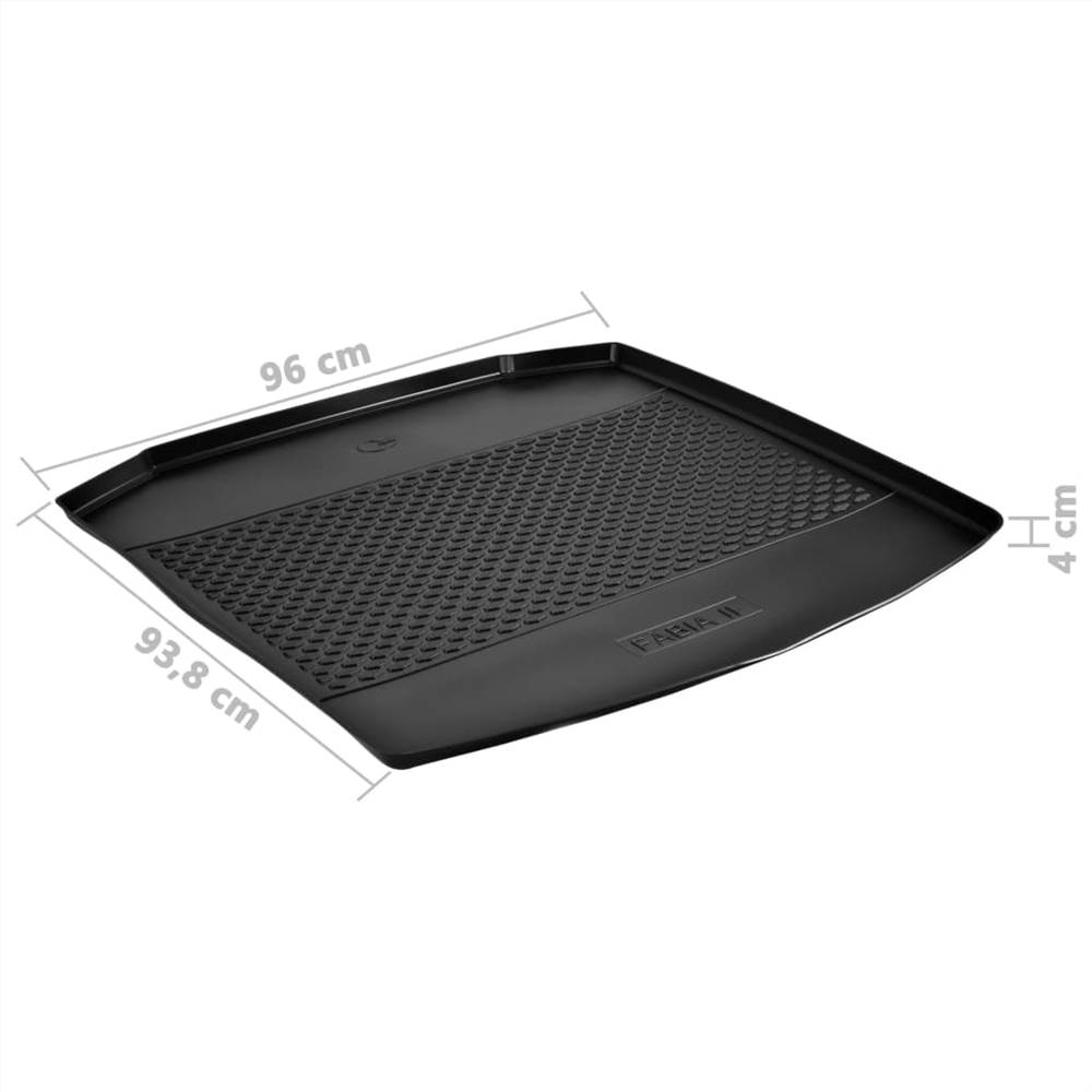 Car Boot Mat for Skoda Fabia II Combi (2007-2014) Rubber
