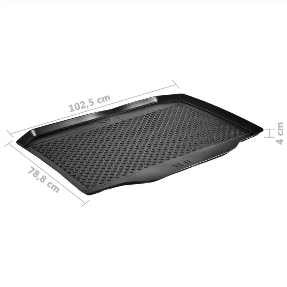 Car Boot Mat for Skoda Yeti (2009-) Rubber