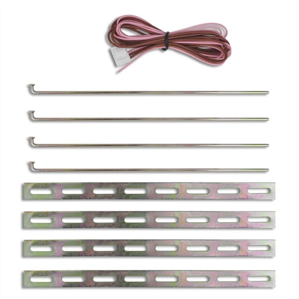 Car Central Door Lock Kit with 2 Normal Remote Controls 4 Motors 12V