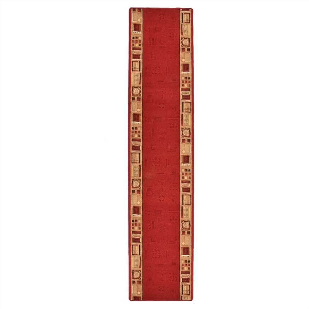 

Carpet Runner Gel Backing Red 67x250 cm