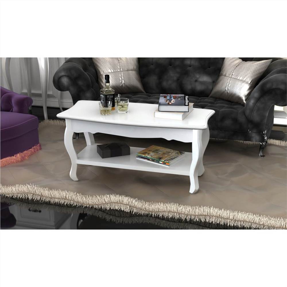 

Coffee Table 2 Tiers MDF White