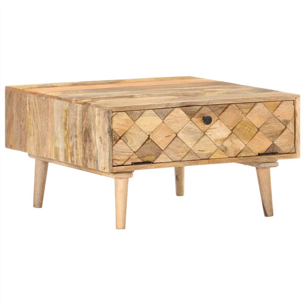 

Coffee Table 68x68x38 cm Solid Mango Wood