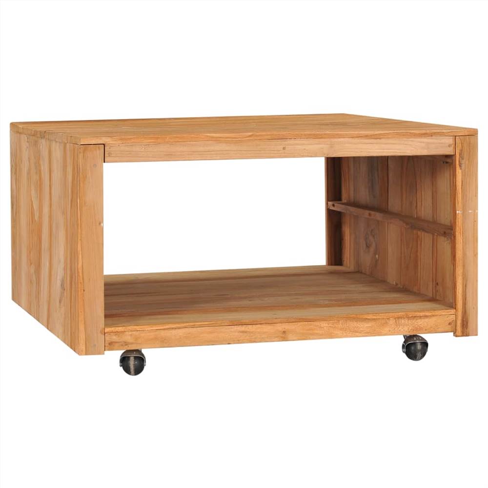 

Coffee Table 80x80x40 cm Solid Teak Wood