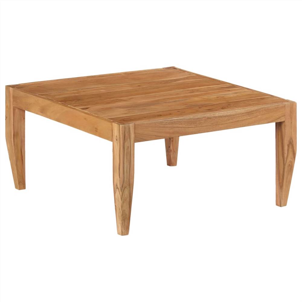 

Coffee Table Solid Acacia Wood 80x80x41 cm Brown