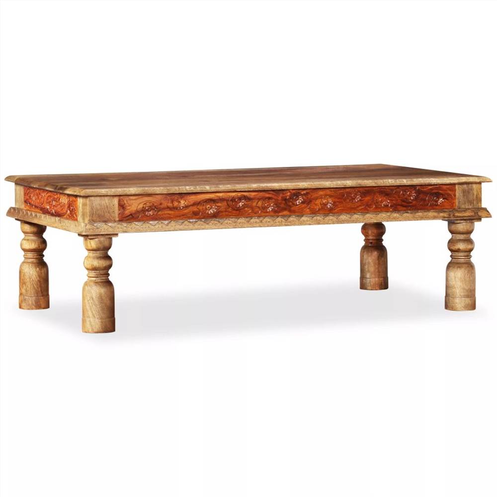 

Coffee Table Solid Mango Sheesham Wood 110x60x38 cm