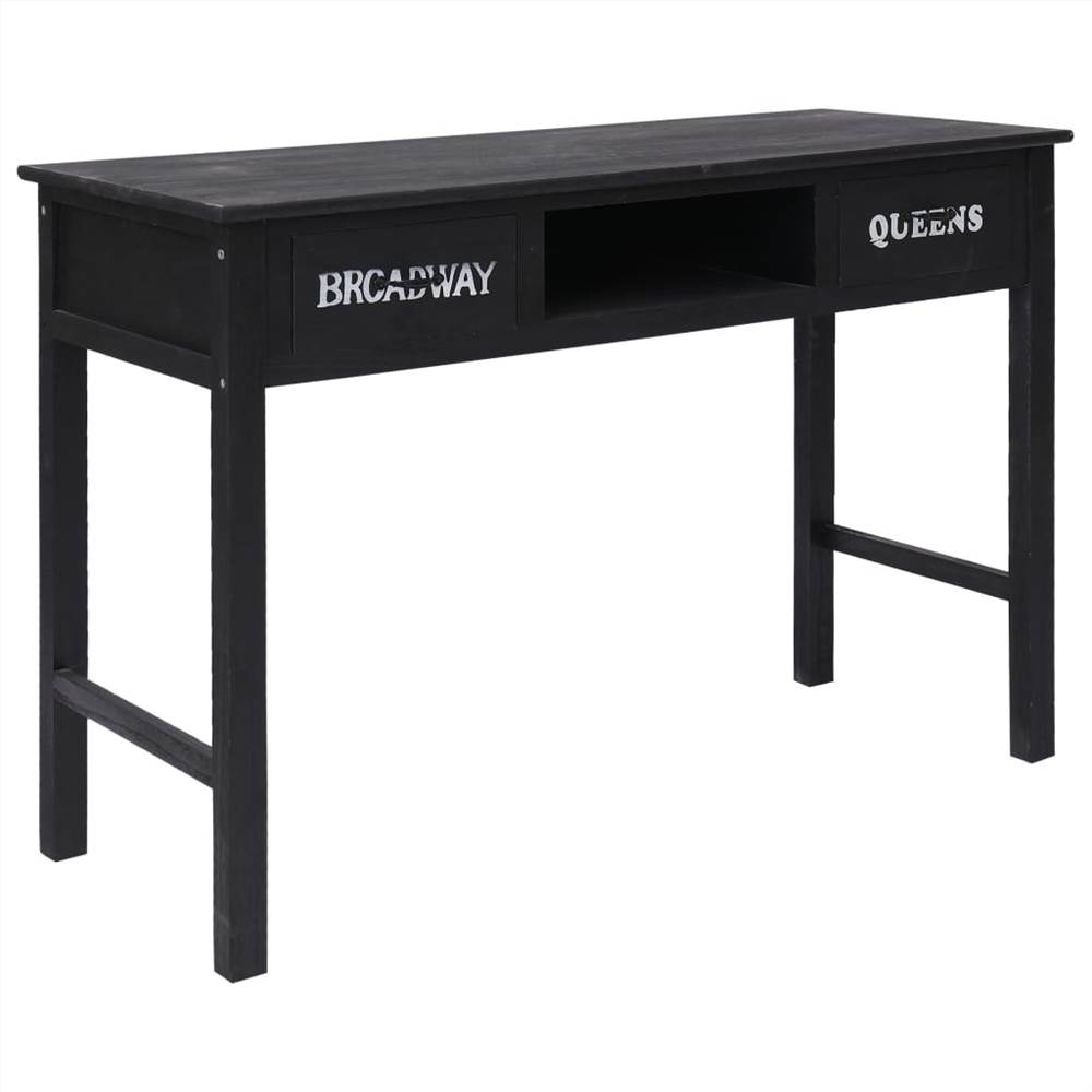 

Console Table Black 110x45x76 cm Wood
