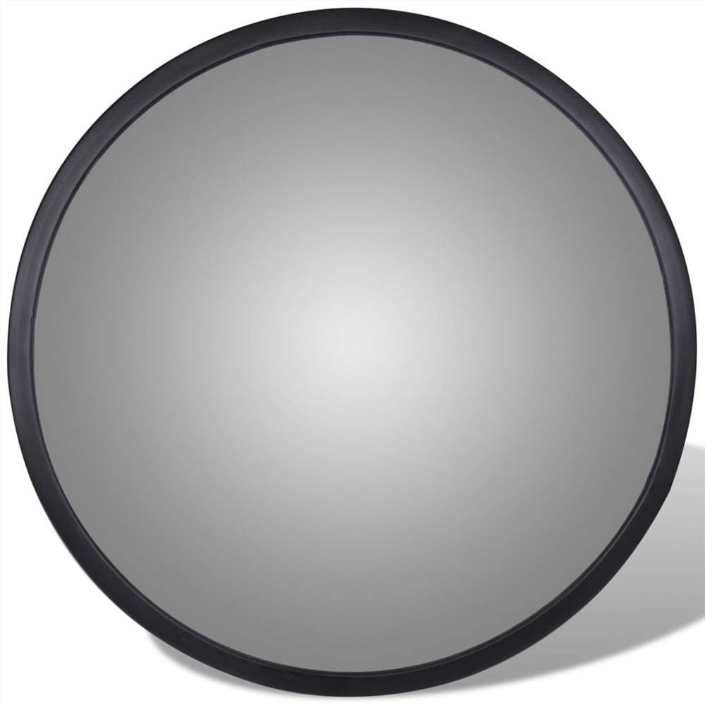 Convex Traffic Mirror Acrylic Black 30 cm Indoor