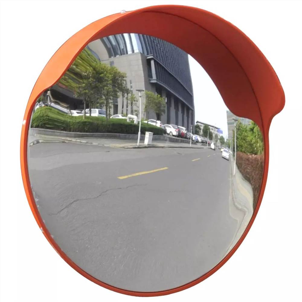Convex Traffic Mirror PC Plastic Orange 45 Cm Outdoor 9 Convex Traffic Mirror PC Plastic Orange 45 cm Outdoor