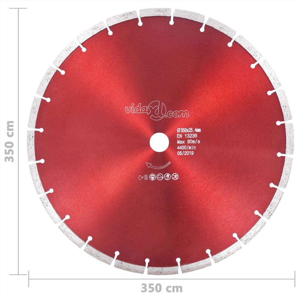 Diamond Cutting Disc Steel 350 mm