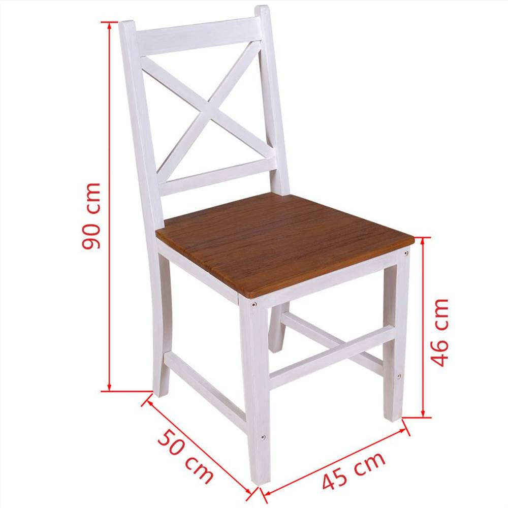 Dining Chairs 4 pcs Solid Teak Mahogany