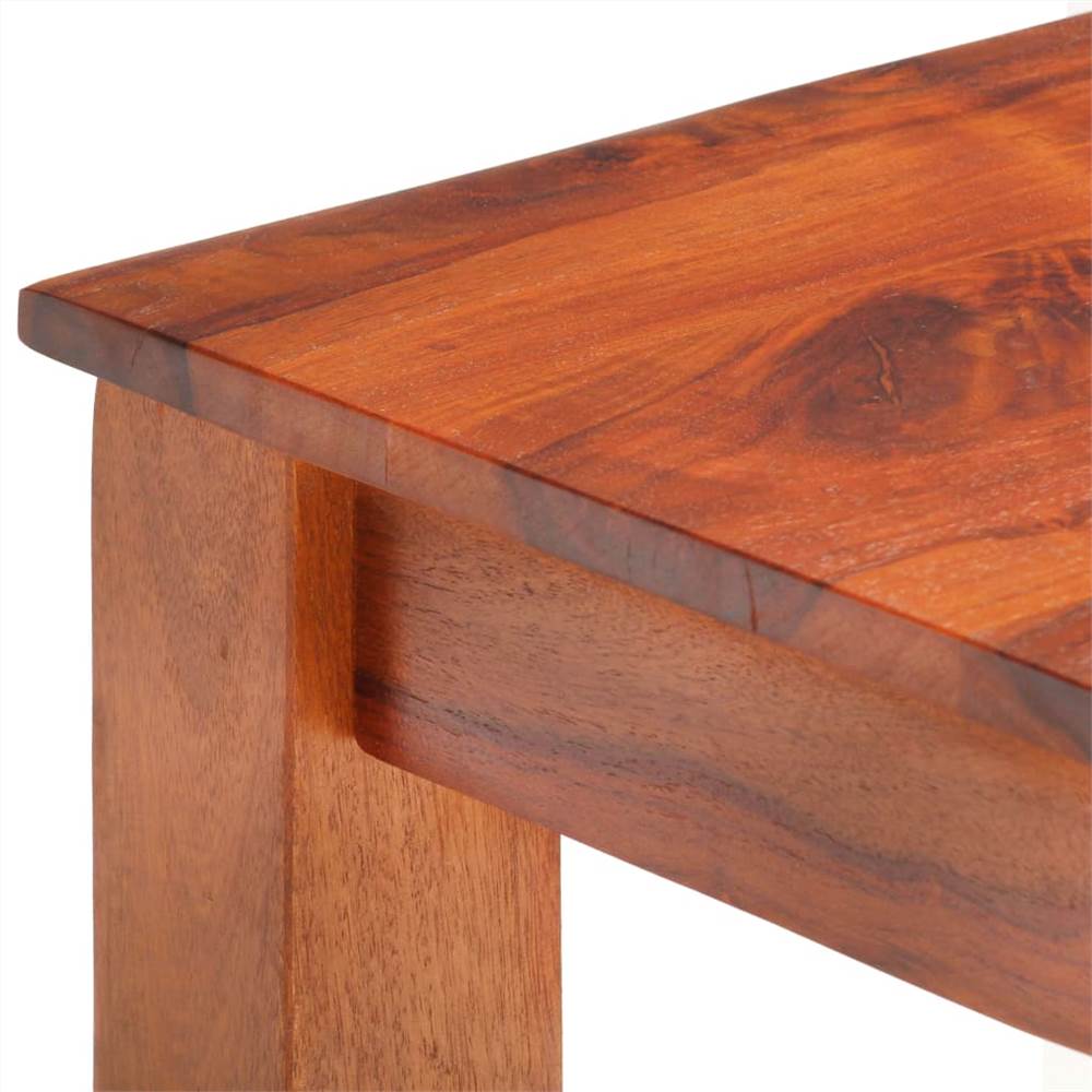 Dining Table 120x60x76 cm Solid Sheesham Wood