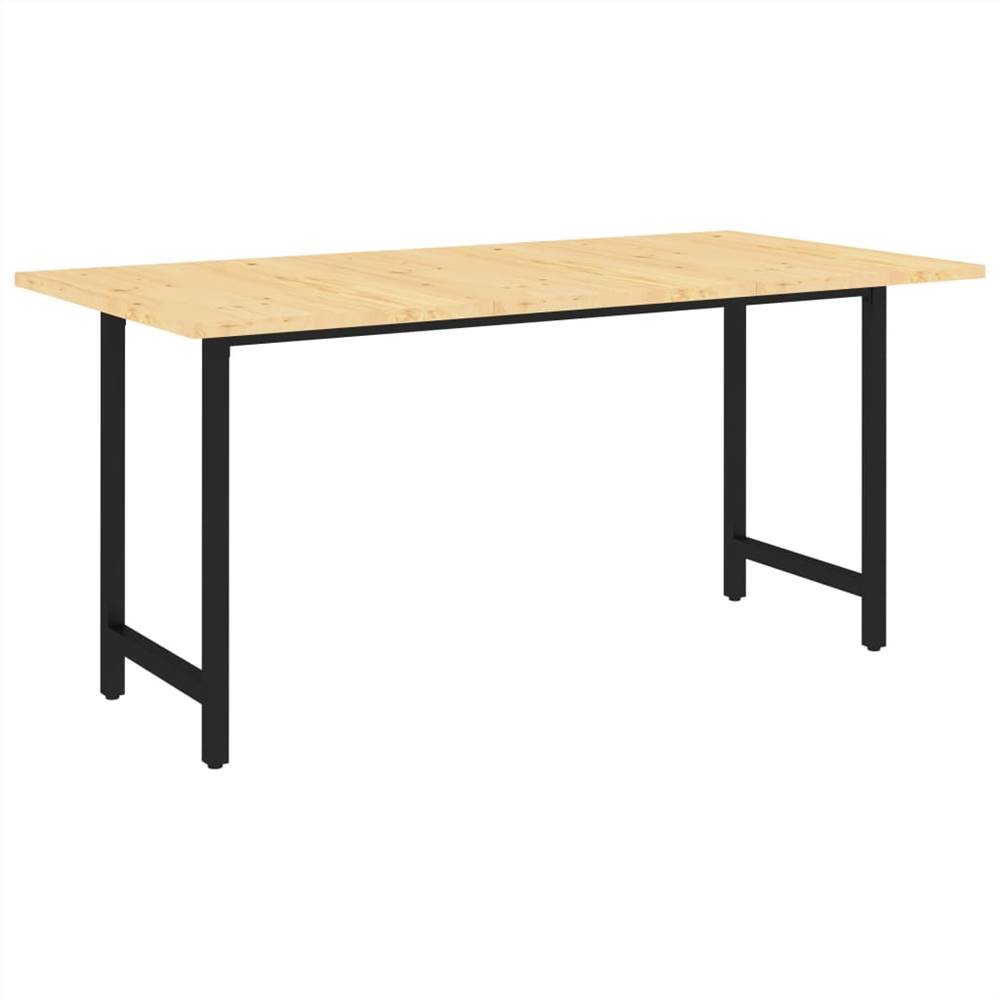 

Dining Table 160x80x74,5 cm Solid Pinewood