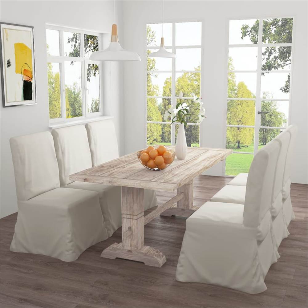 

Dining Table 180x90x75 cm Solid Teak Wood