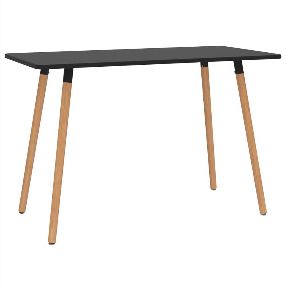 

Dining Table Black 120x60x75 cm Metal