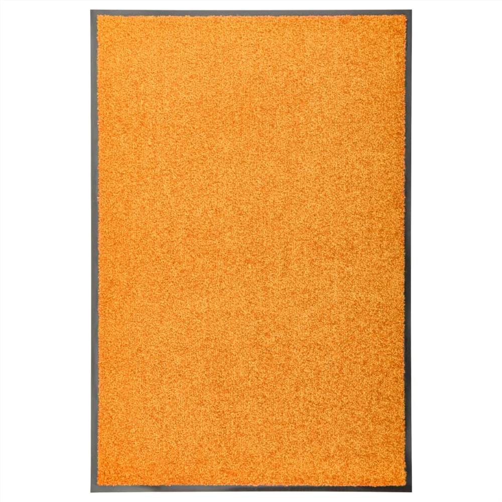 Lábtörlő Mosható Narancssárga 60x90 cm