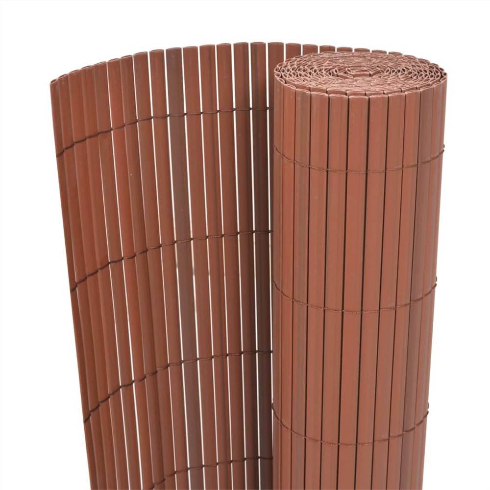 

Double-Sided Garden Fence 170x300 cm Brown