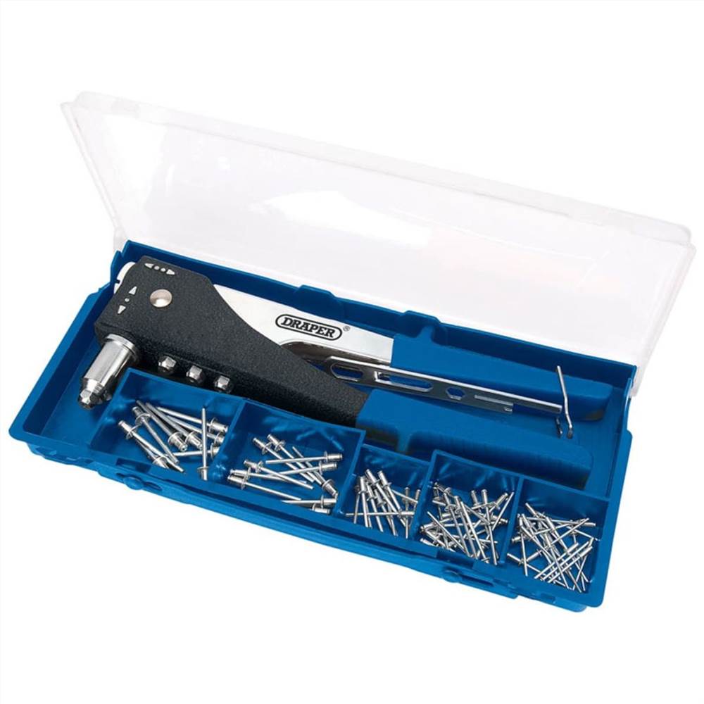 Draper Tools 2Way Rivet Gun Kit Blue 27848