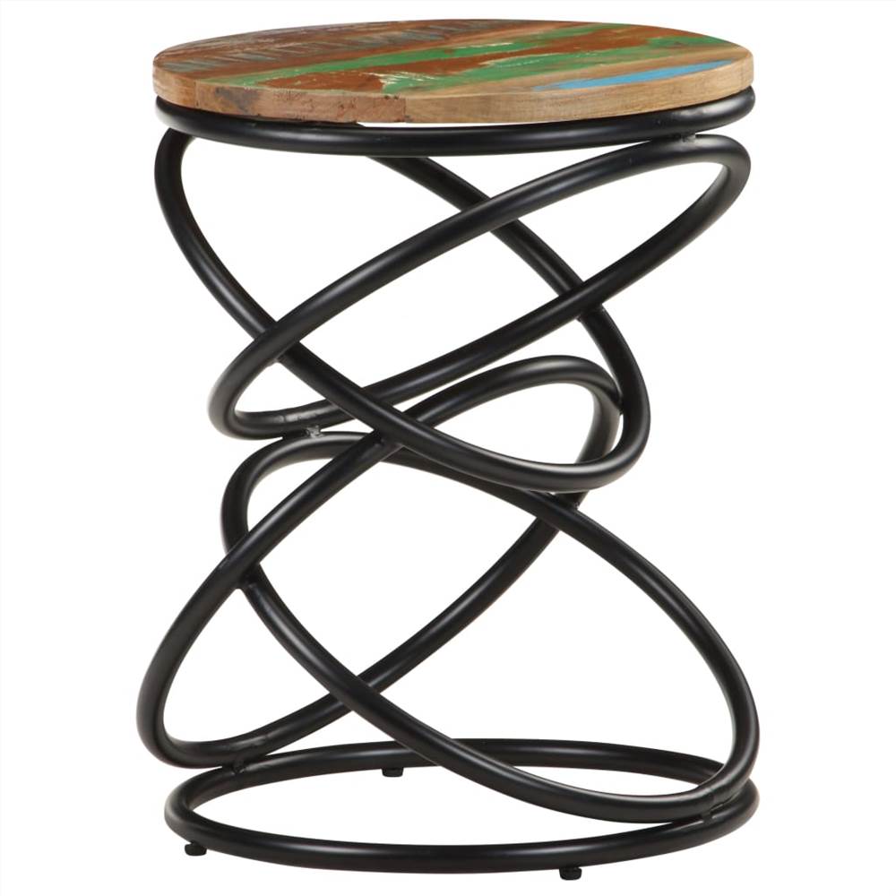 End Table 40x40x52 cm Solid Reclaimed Wood