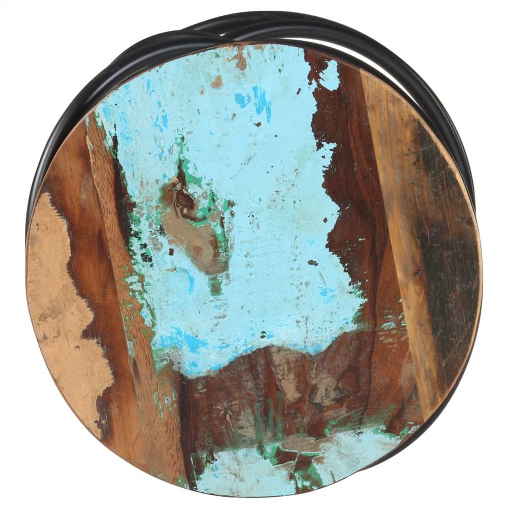 End Table 40x40x52 cm Solid Reclaimed Wood