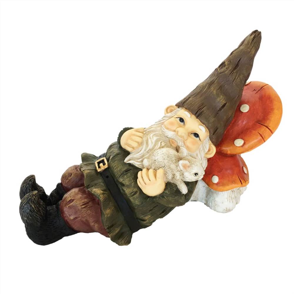 Esschert Design Gnome prenant la sieste 14x29.4x19.8 cm