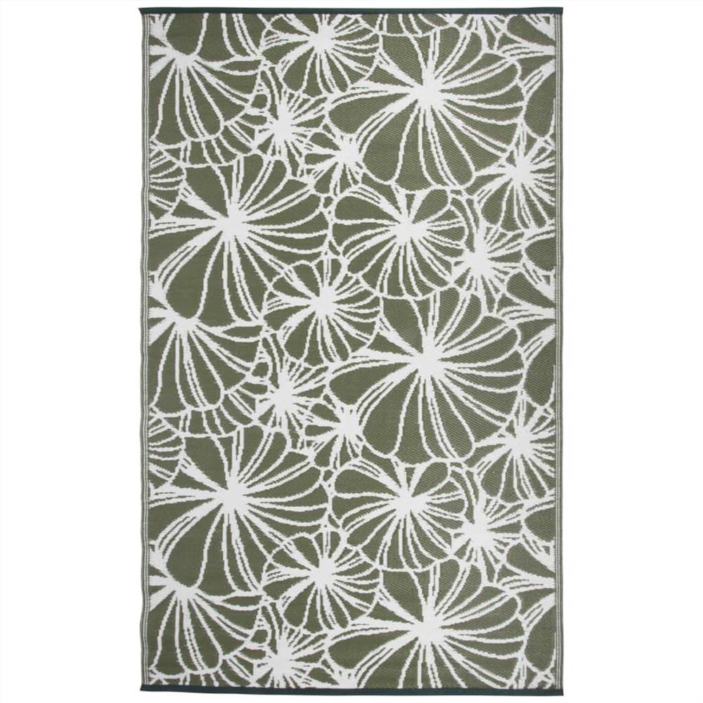 

Esschert Design Outdoor Rug 241x152 cm Floral Pattern OC21