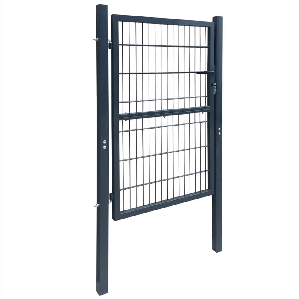 

Fence Gate Steel 103x250 cm Anthracite