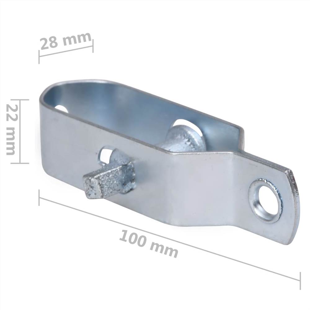 Fence Wire Tensioners 250 pcs 100 mm Steel Black