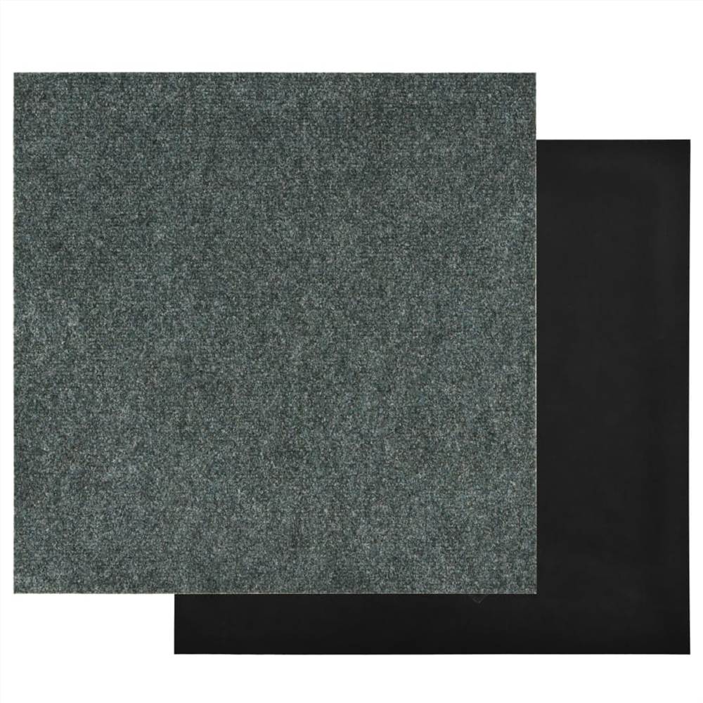 Floor Carpet Tiles 20 pcs 5 m² Green