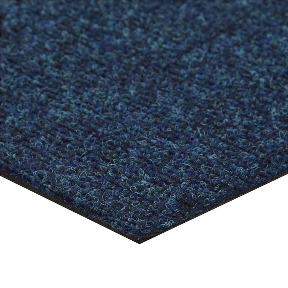 Floor Carpet Tiles 20 pcs 5 m² Navy Blue