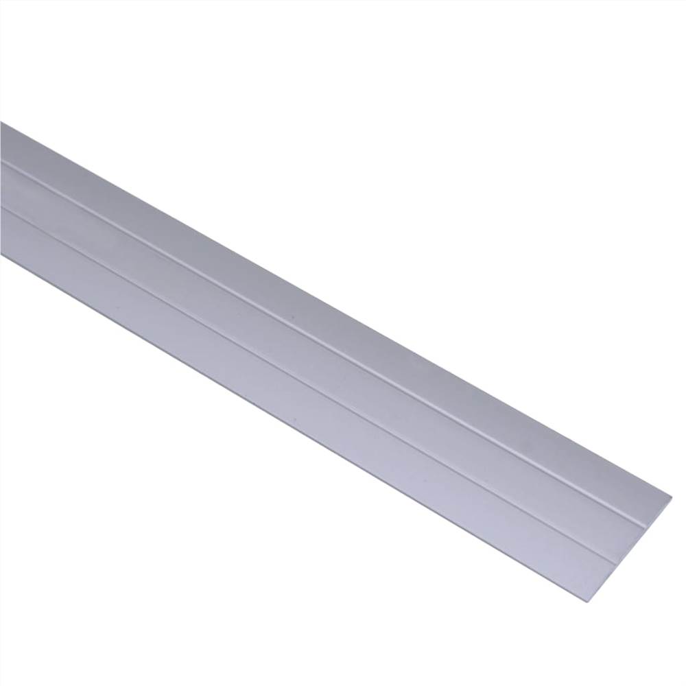 Floor Profiles 5 pcs Aluminium 134 cm Silver