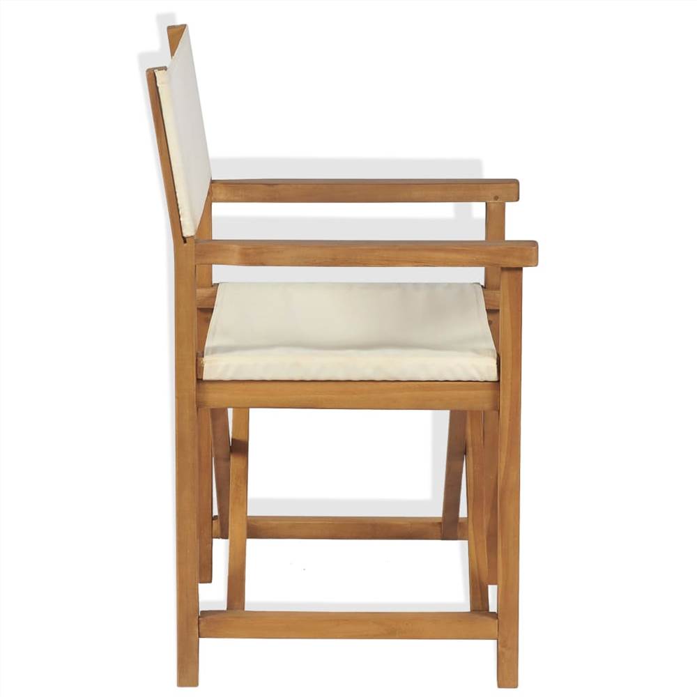 Folding Directors Chair Solid Teak Wood