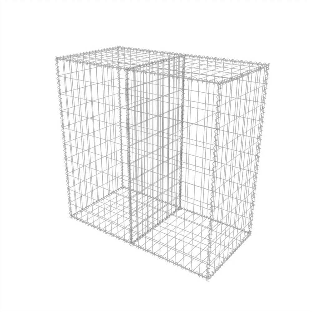 Gabion Basket Galvanised Steel 100x50x100 Cm 9 Gabion Basket Galvanised Steel 100x50x100 cm