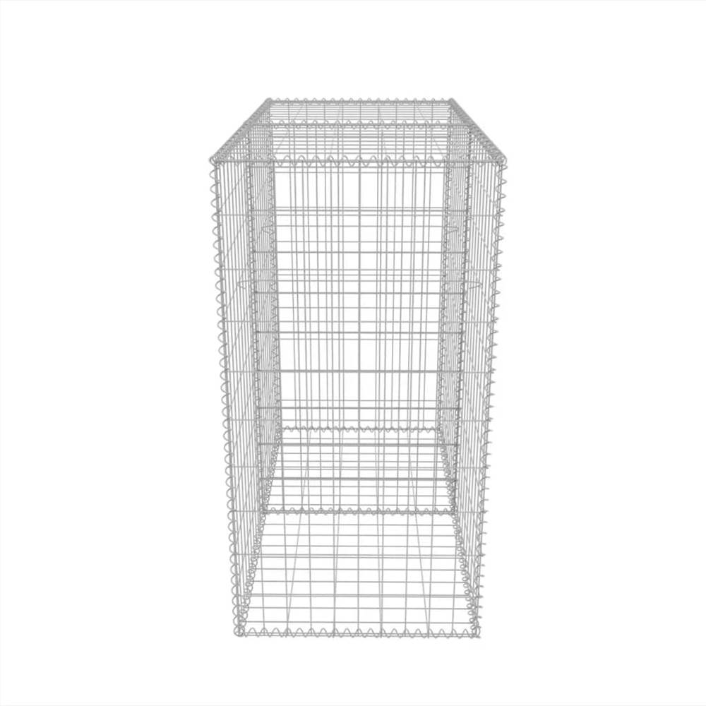 Gabion Basket Galvanised Steel 100x50x100 Cm 12 Gabion Basket Galvanised Steel 100x50x100 cm