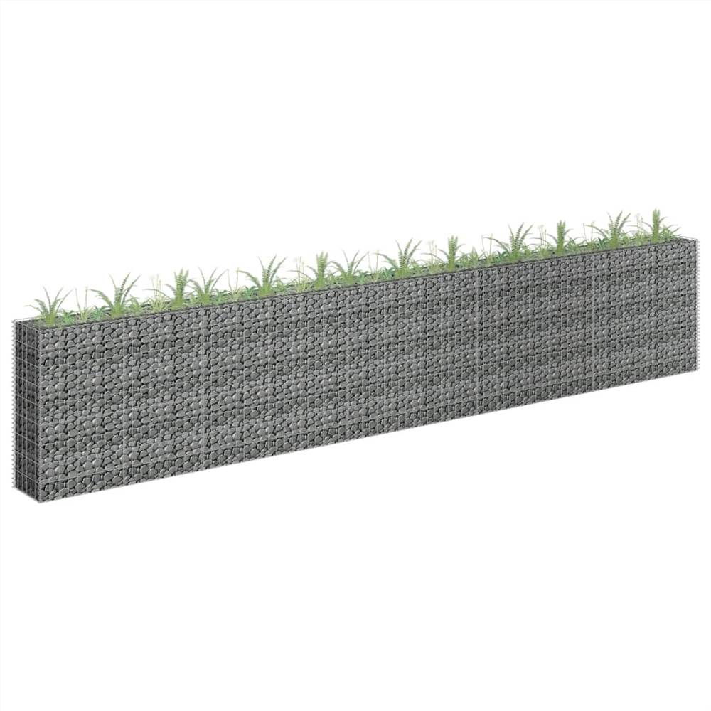 

Gabion Raised Bed Galvanised Steel 450x30x90 cm