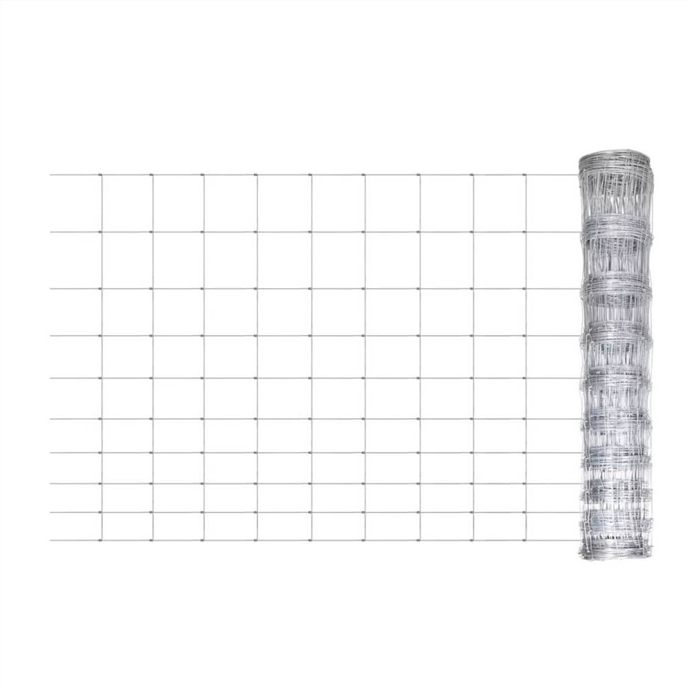 

Garden Fence Galvanised Steel 50 m 120 cm