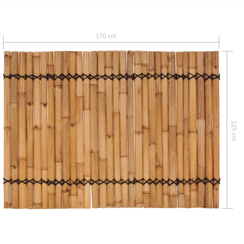 Garden Fence Panel Bamboo 170x125 cm