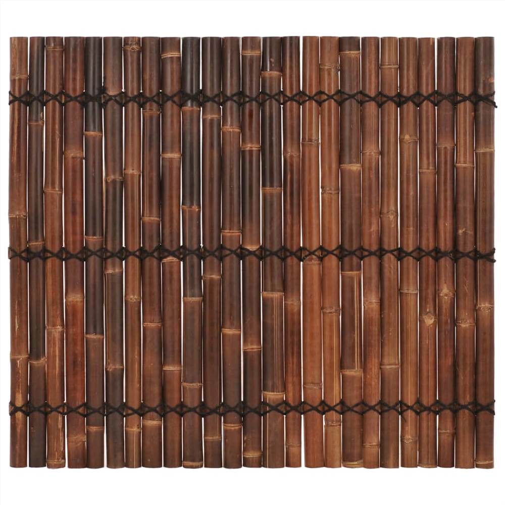 

Garden Fence Panel Bamboo 170x150 cm Dark Brown