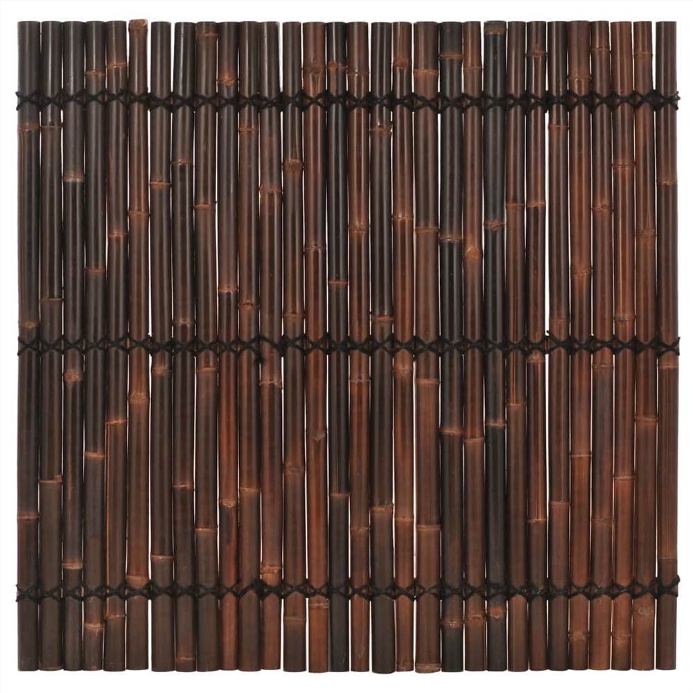 

Garden Fence Panel Bamboo 170x170 cm Dark Brown