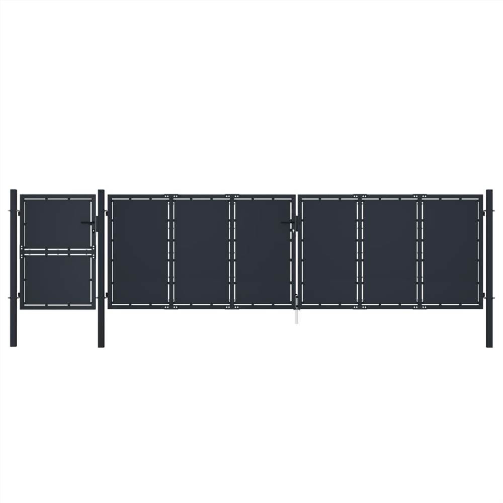 

Garden Gate Metal 5x1.75 m Anthracite
