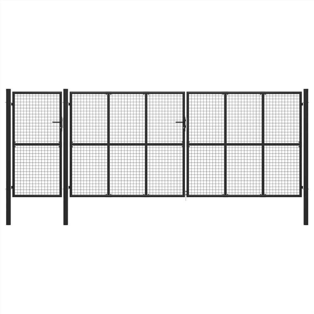 

Garden Gate Steel 500x175 cm Anthracite