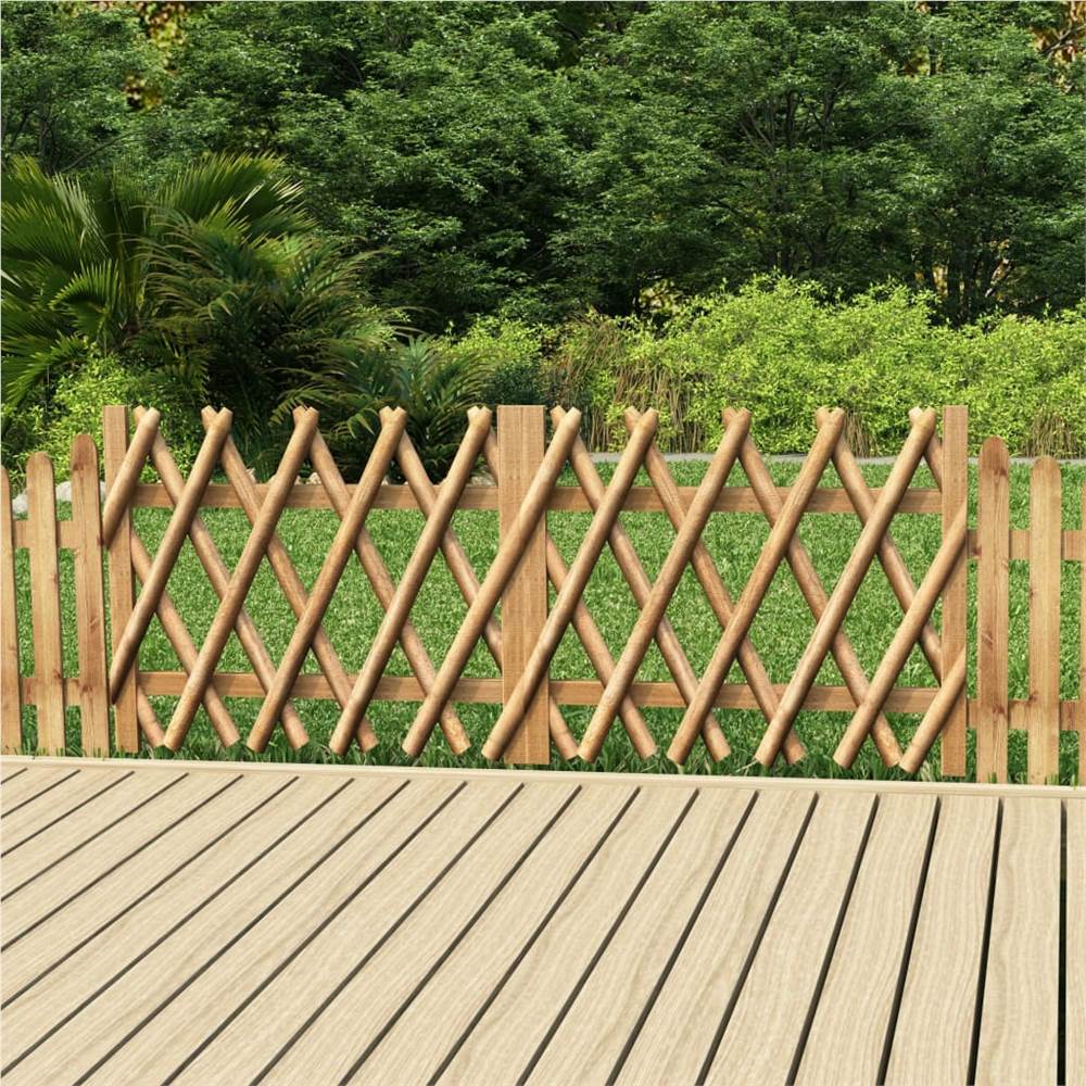 

Garden Gates 2 pcs Impregnated Pinewood 300x80 cm