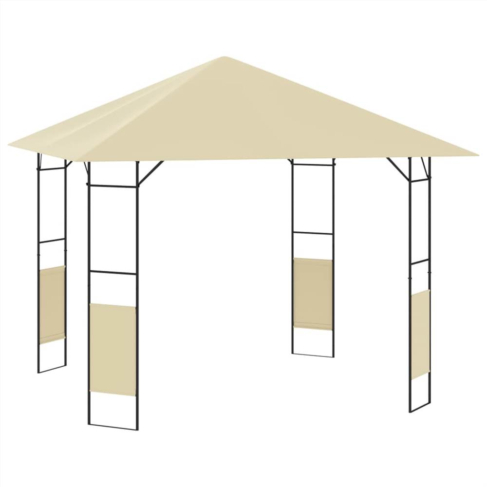 

Garden Gazebo 3x3x2.6 m Cream 160g/m²