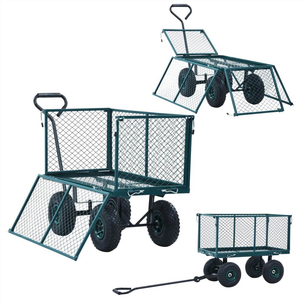 Garden Hand Trolley Green 350 Kg 11 Garden Hand Trolley Green 350 kg