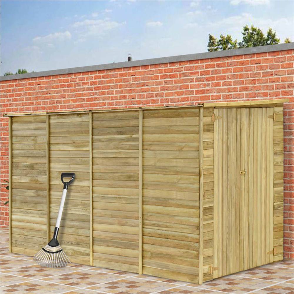 

Garden House Shed 315x159x178 cm Impregnated Pinewood