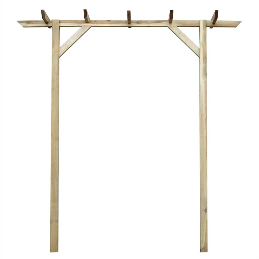 Garden Pergola 200x40x205 cm Wood