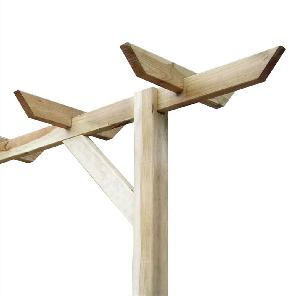Garden Pergola 200x40x205 cm Wood