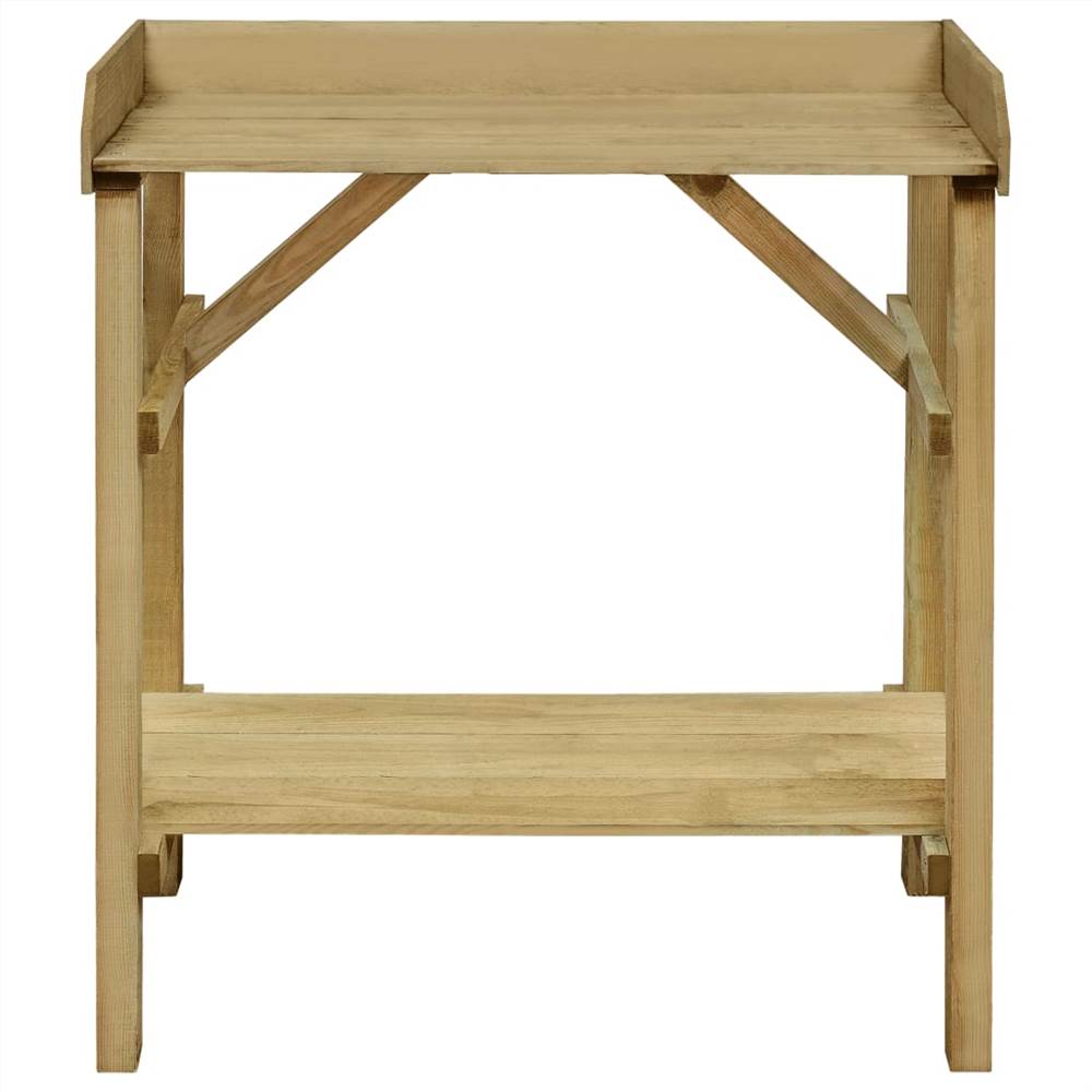Garden Planter Table Impregnated Pinewood 75x40x90 cm