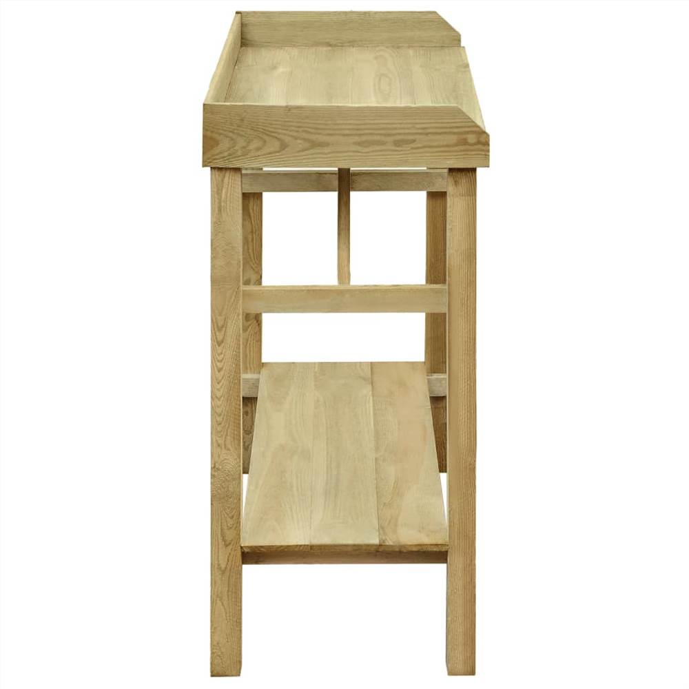 Garden Planter Table Impregnated Pinewood 75x40x90 cm
