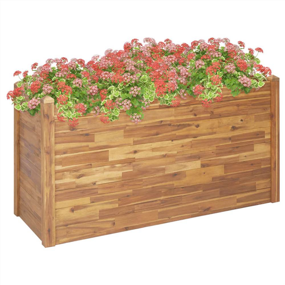 

Garden Raised Bed 160x60x84 cm Solid Acacia Wood