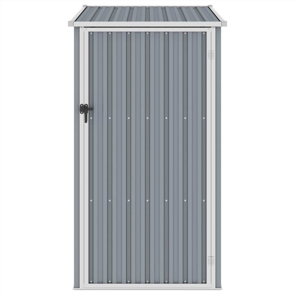 Garden Shed Grey 87x98x159 cm Galvanised Steel